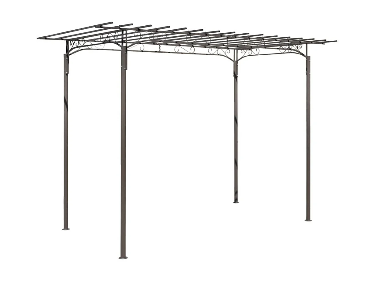 Arco decorativo de jardín para rosales