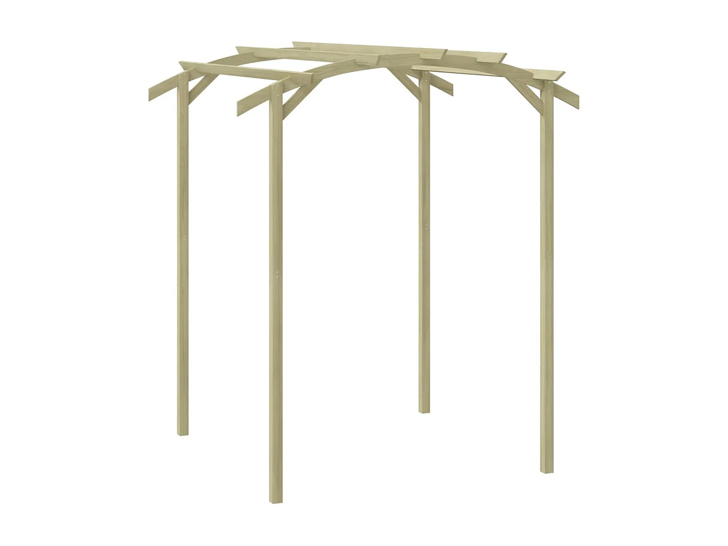 Gartenpergola 180x197x210 cm Imprägniertes Kiefernholz