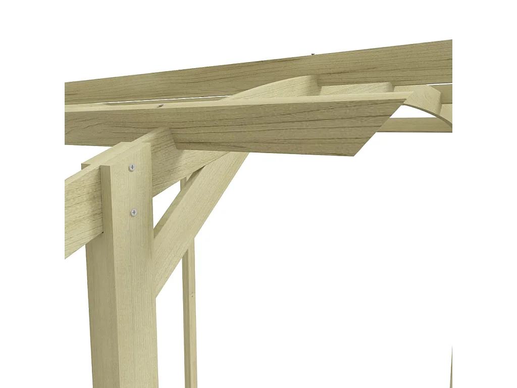 Gartenpergola 180x197x210 cm Imprägniertes Kiefernholz