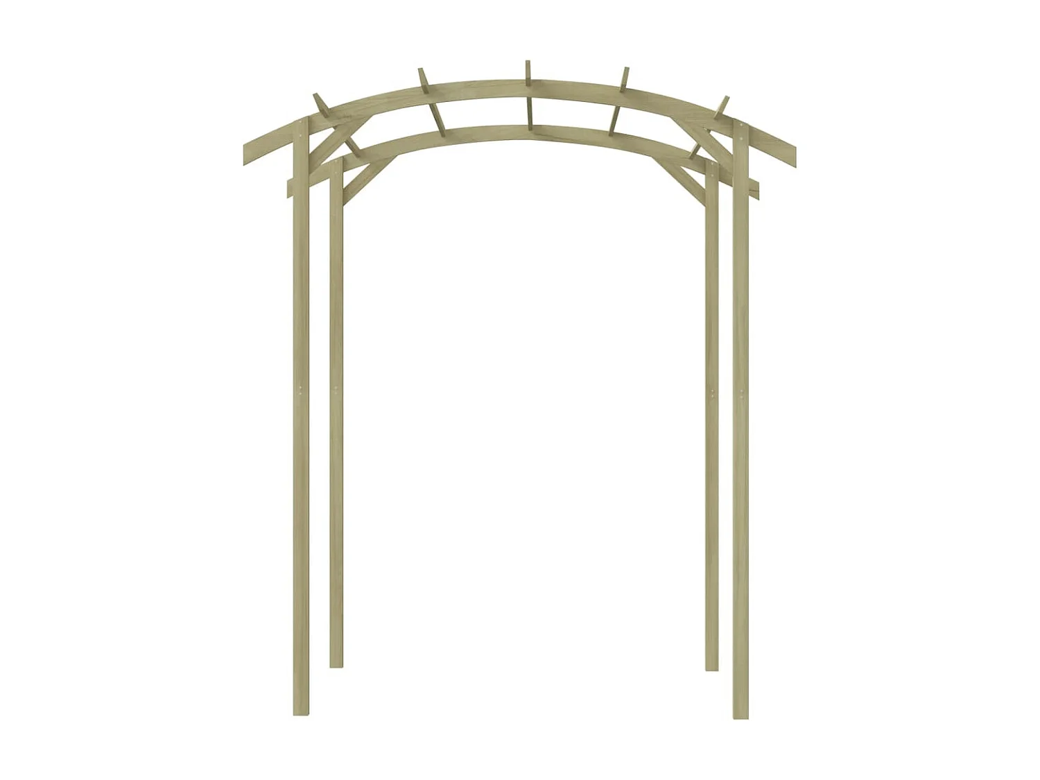 Pergola de jardin 180x197x210 cm Bois de pin imprégné