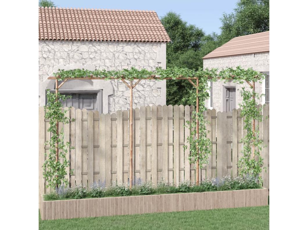 Bamboe Pergola 385x40x205 cm