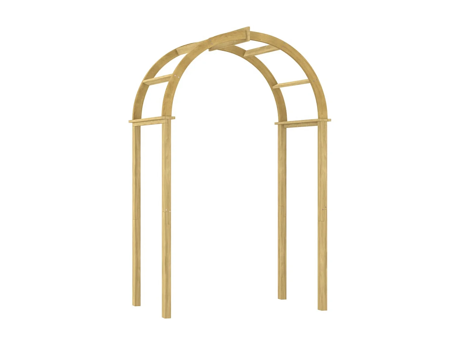 Arco 141x97x243 cm Madeira maciça de pinho impregnada