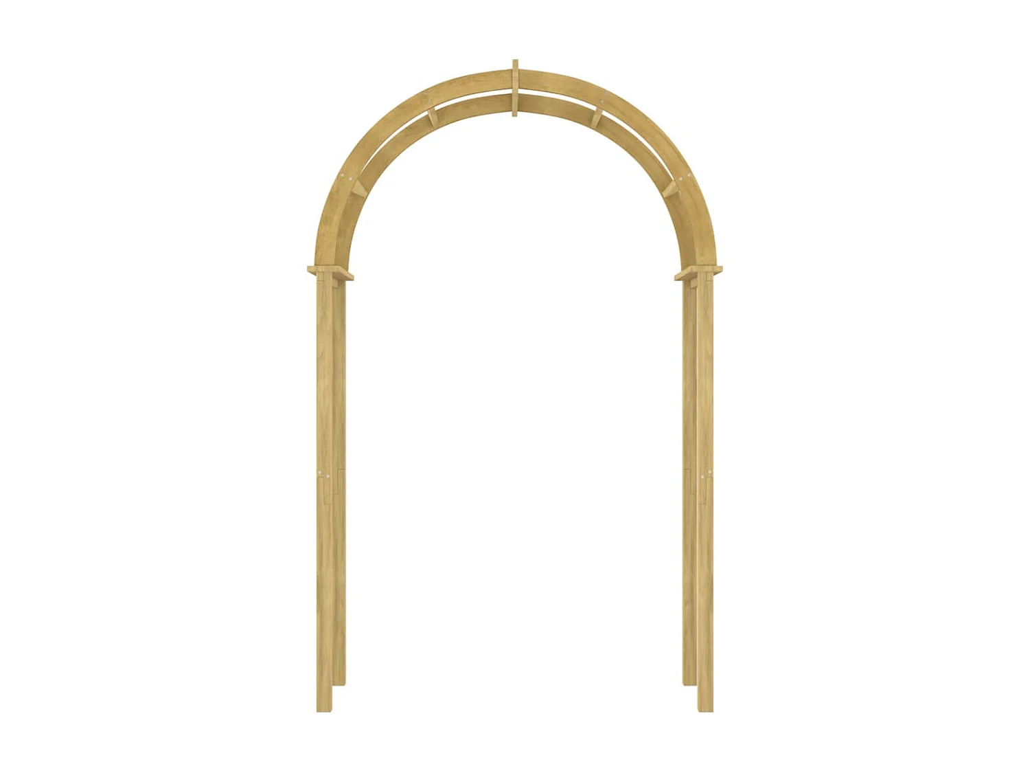 Arco 141x97x243 cm Madeira maciça de pinho impregnada