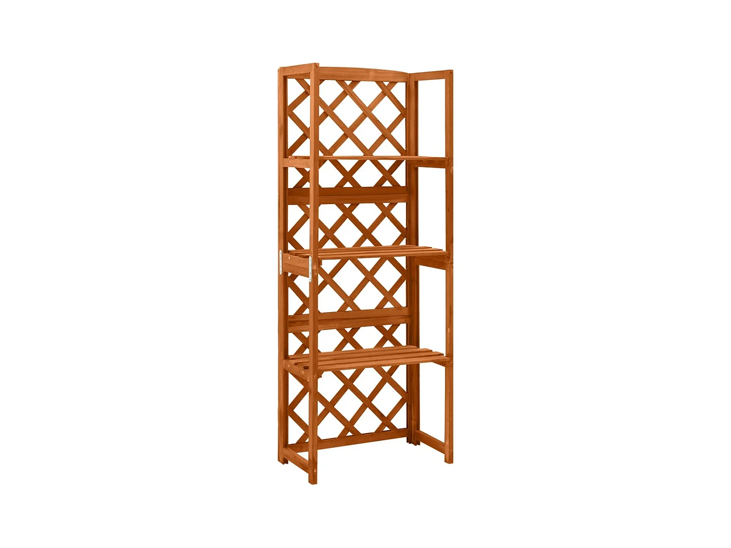 Treillis avec étagères 55x30x140 cm Bois de sapin massif