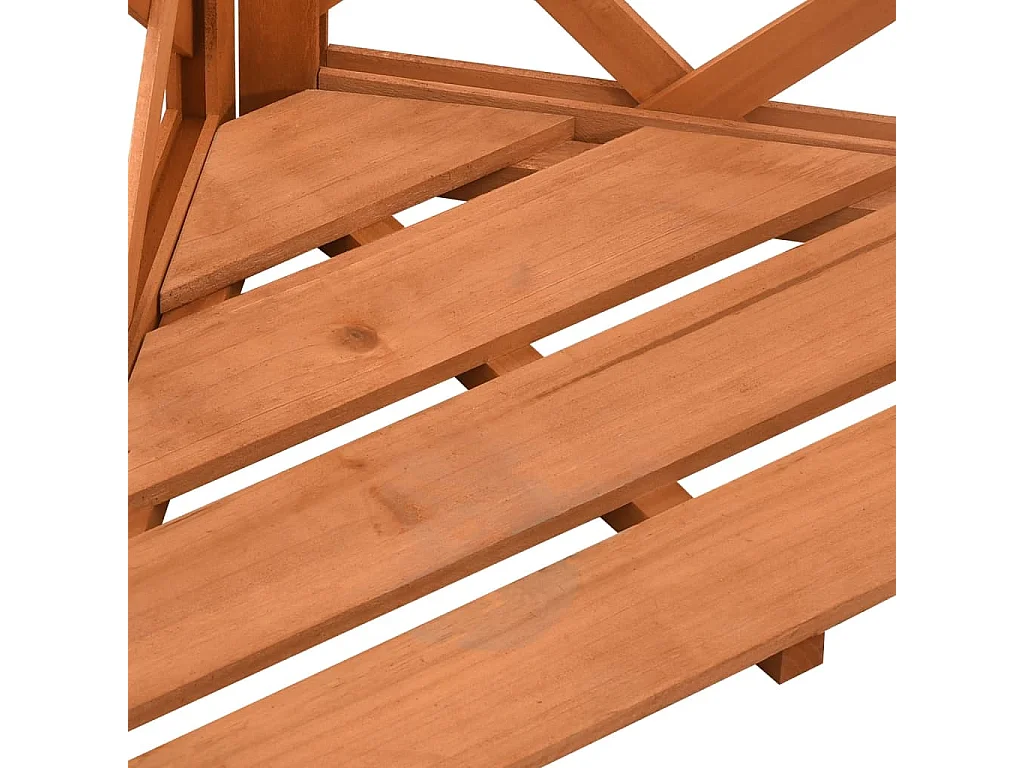 Eckspalier 50x50x145 cm Massives Tannenholz