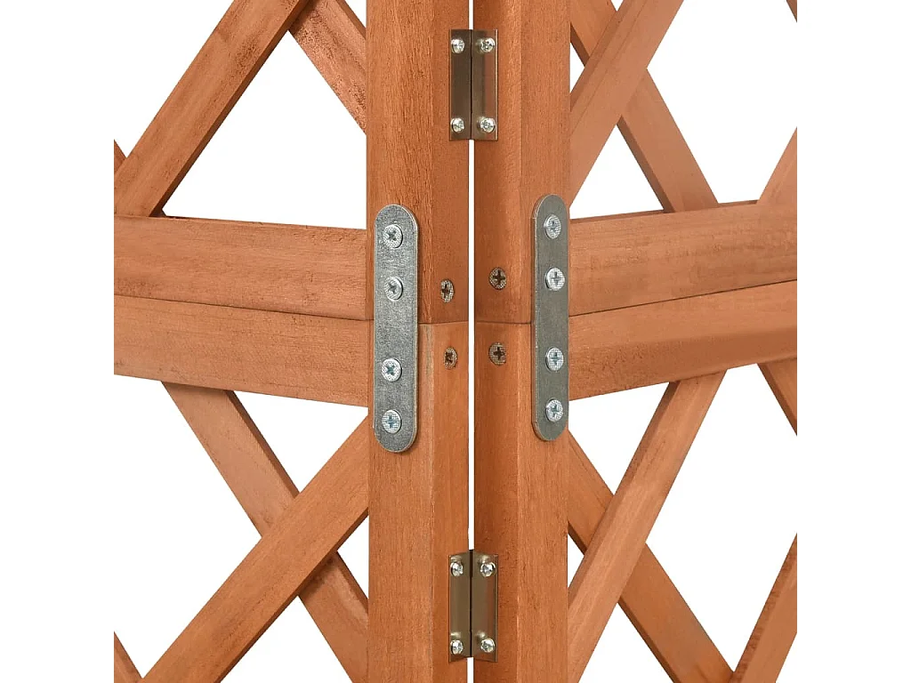 Treillis d'angle 50x50x145 cm Bois de sapin massif