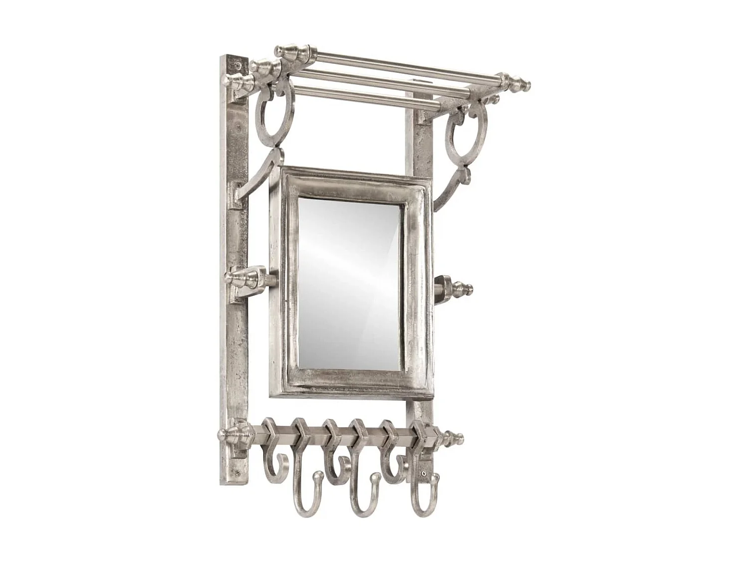 Gepäckträger mit Wandaufhängern aus Aluminium