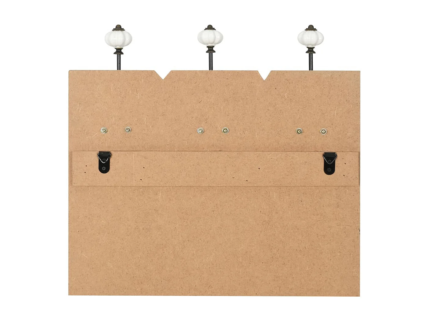 Porte-manteau mural avec 6 crochets 120 x 40 cm HAPPY LOVE