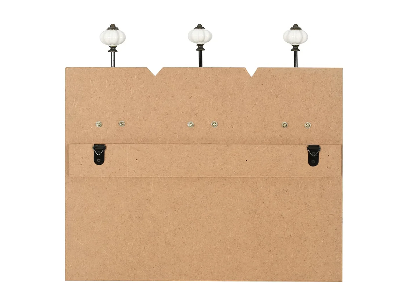 Porte-manteau mural avec 6 crochets 120 x 40 cm LIVE LIFE