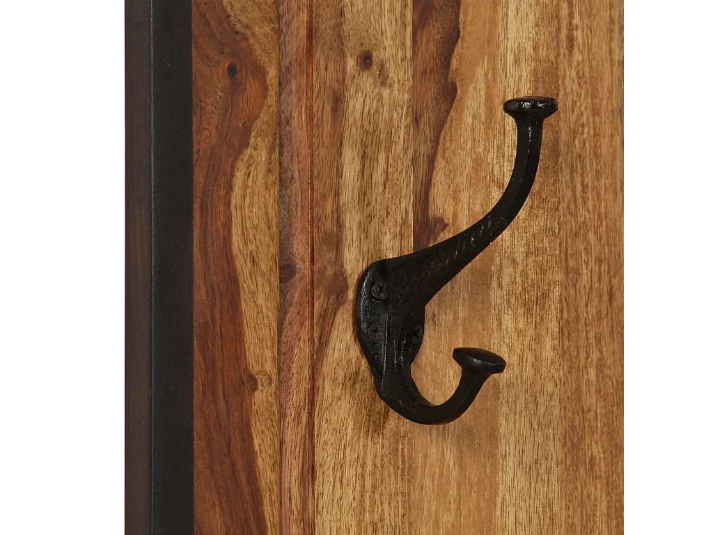 Portemanteaux 2 pcs Bois solide de Sesham