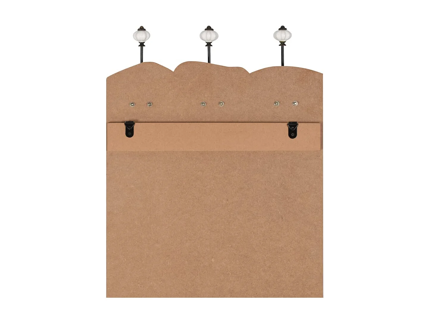 Cabide de parede com 6 ganchos 120 x 40 cm MEN LADIES