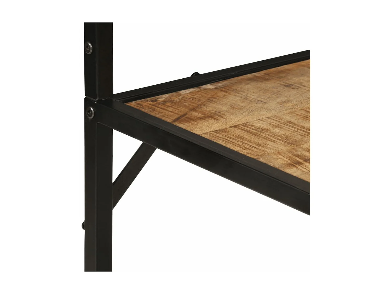 Perchero 90x35x180 cm madera mango y hierro