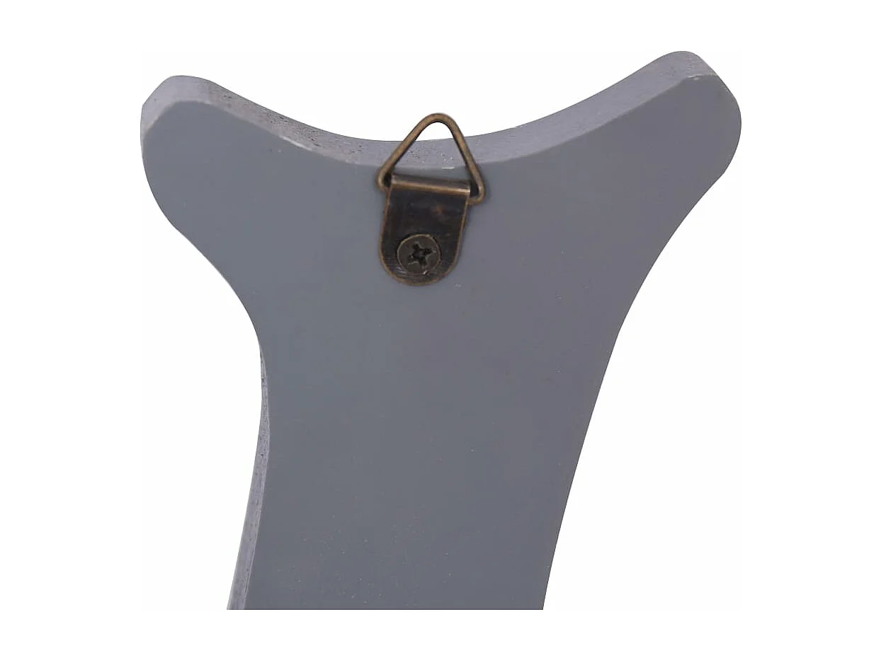 Porte-manteau mural WELCOME Gris 74x29,5 cm