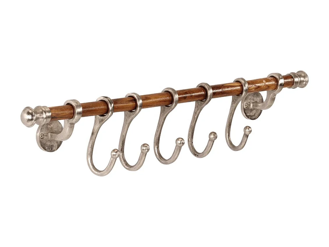 Porte-manteau mural 75x15 cm aluminium