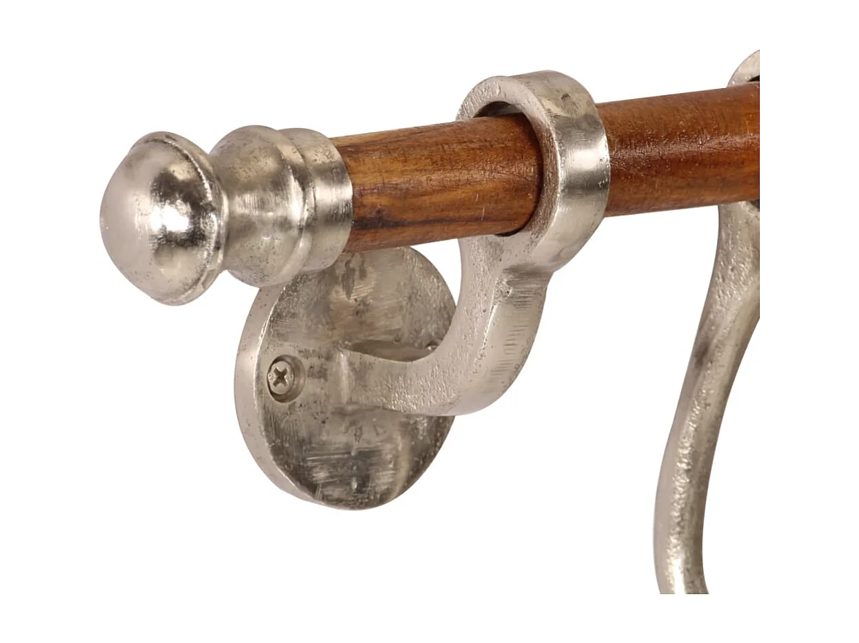 Porte-manteau mural 75x15 cm aluminium