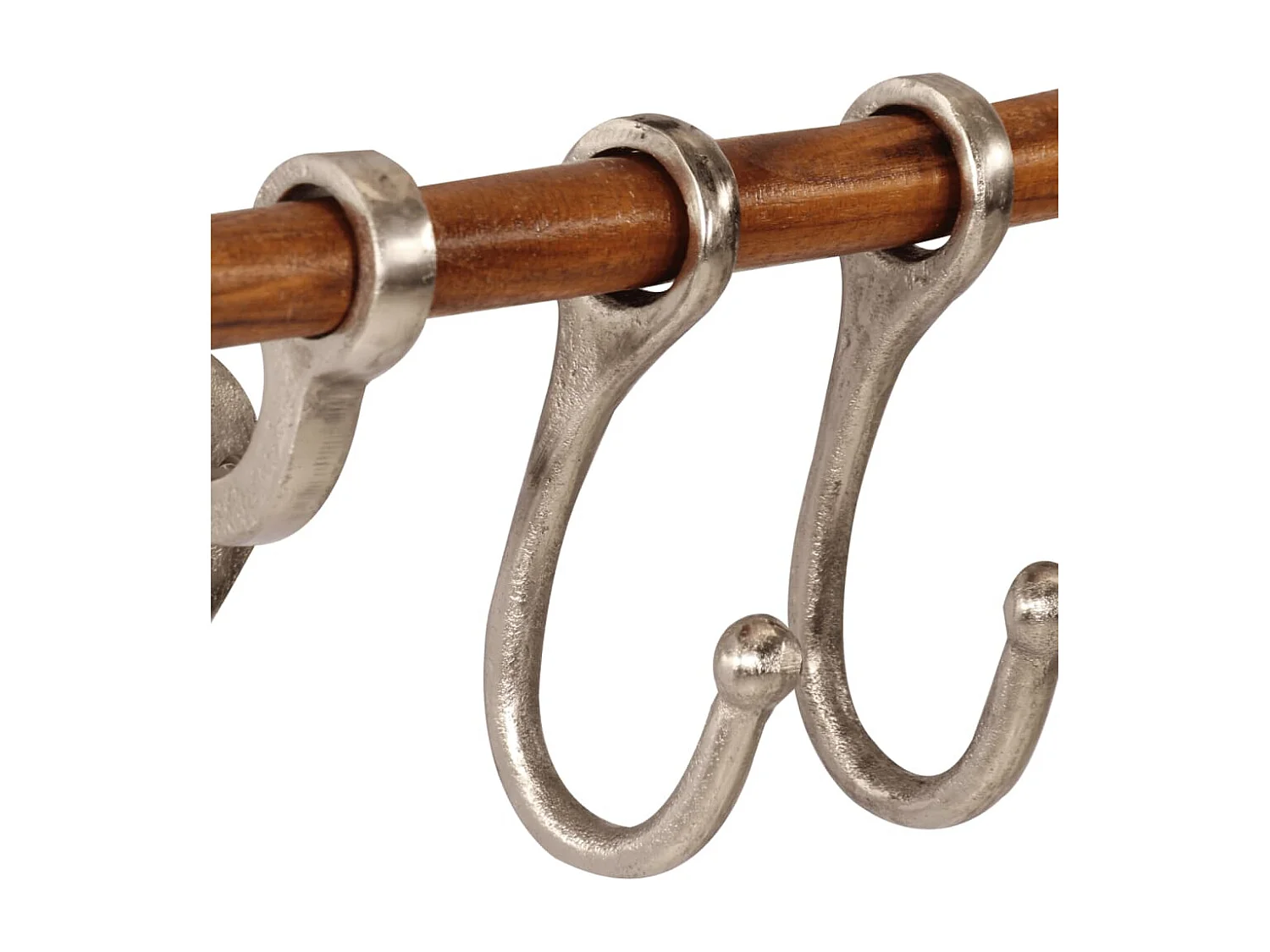 Porte-manteau mural 75x15 cm aluminium