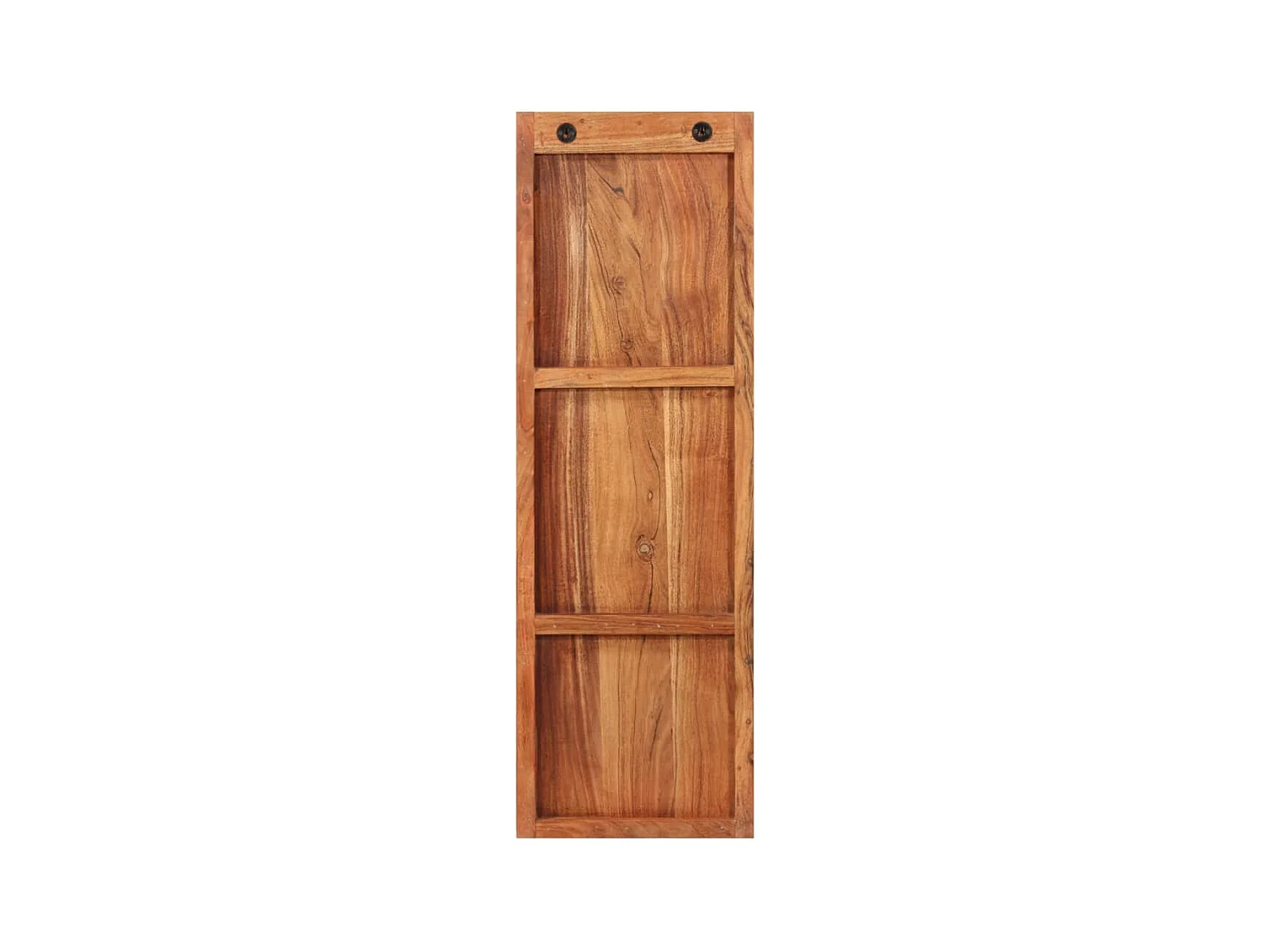 Perchero de pared 2 piezas 36x3x110 cm Madera maciza de acacia