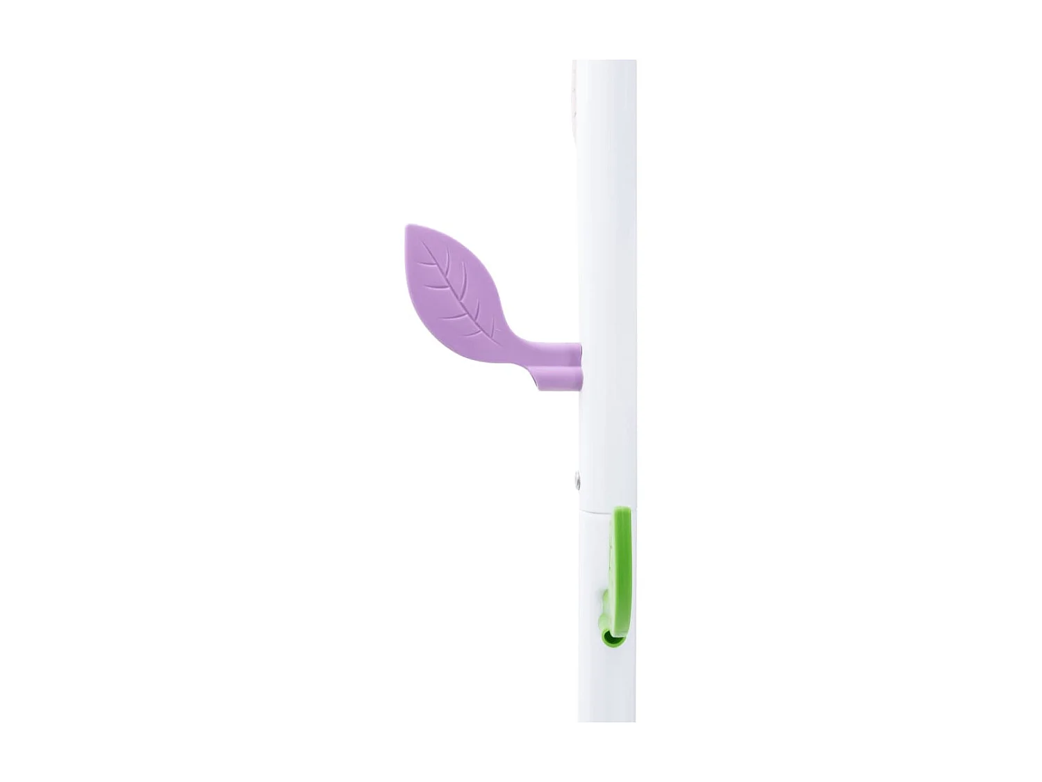 Porte-manteau blanc 172 cm fer enduit de poudre