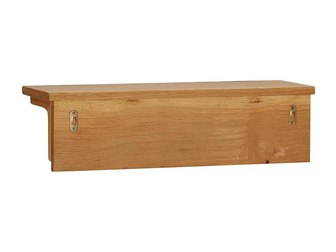 Porte-manteau 60x16x16 cm Bois de chêne massif