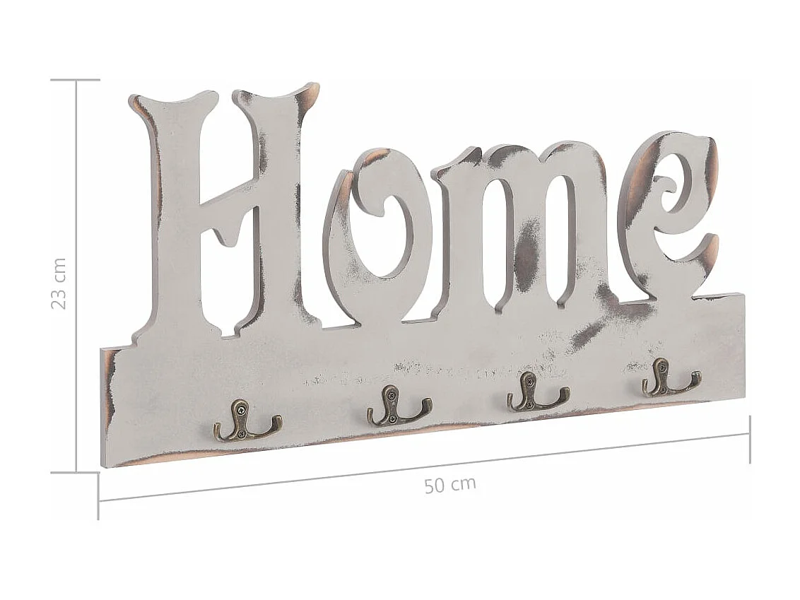 Porte-manteau mural HOME 50x23 cm