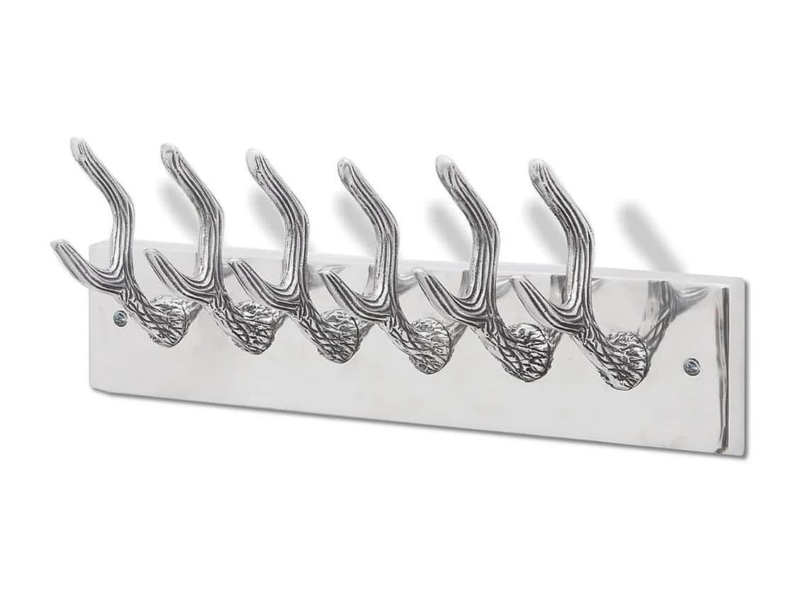 Cintre/portemanteau en aluminium Argent