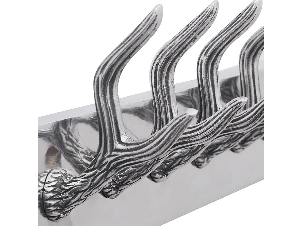 Cintre/portemanteau en aluminium Argent