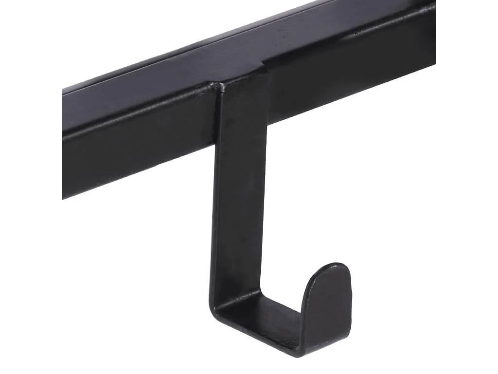 Appendiabiti 87x10x27 cm in legno massello di mango grezzo