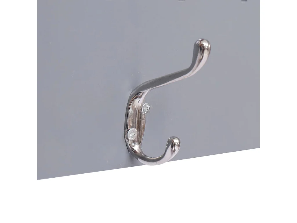 Cabide de parede FAMILY cinza 74x29,5 cm