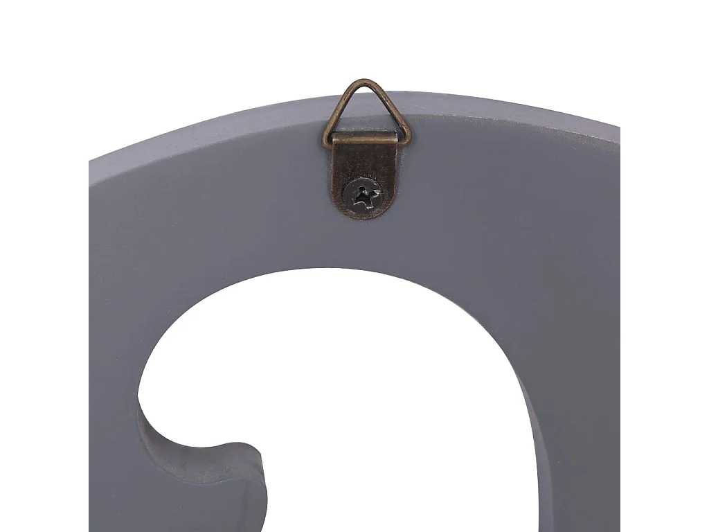 Cabide de parede FAMILY cinza 74x29,5 cm