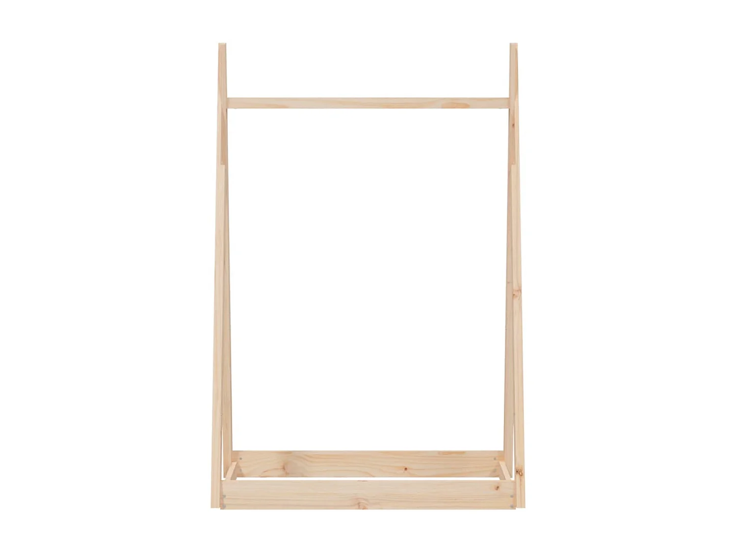 Appendiabiti 100x45x150 cm Legno di pino massiccio