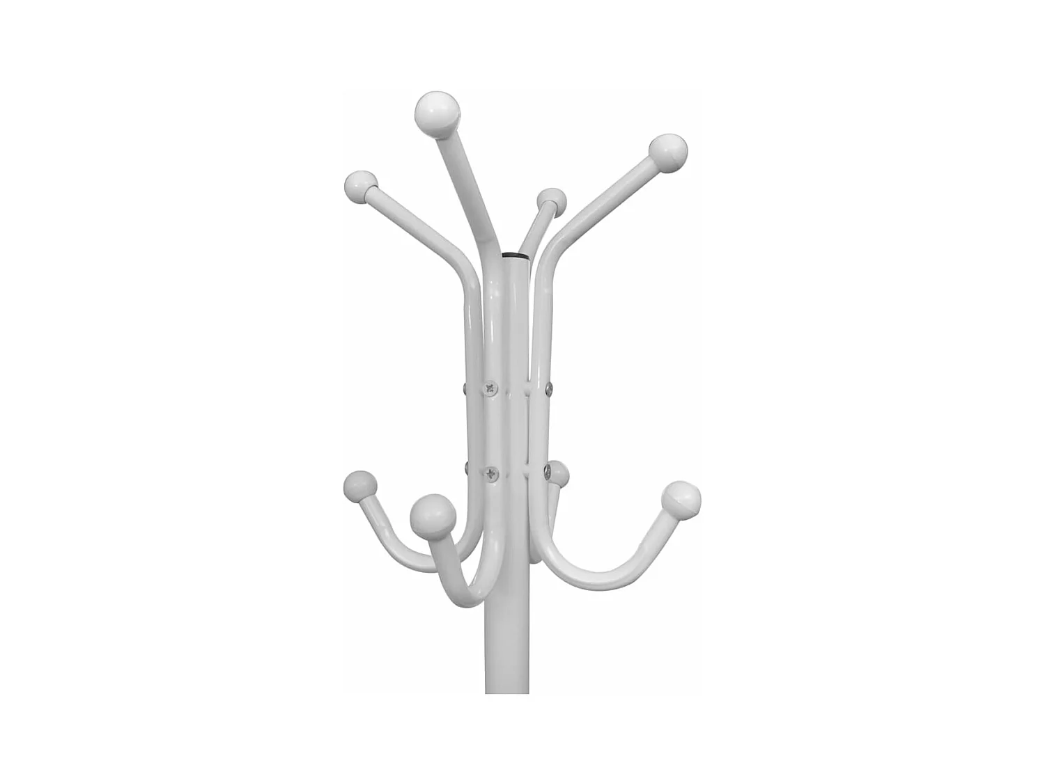 Portemanteau sur pied métal blanc