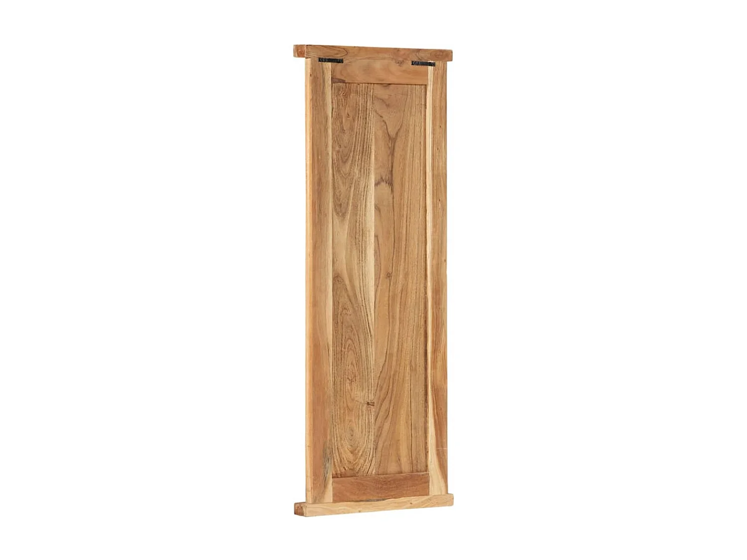 Porte-manteaux 2 pcs Bois massif d'acacia 38x100 cm