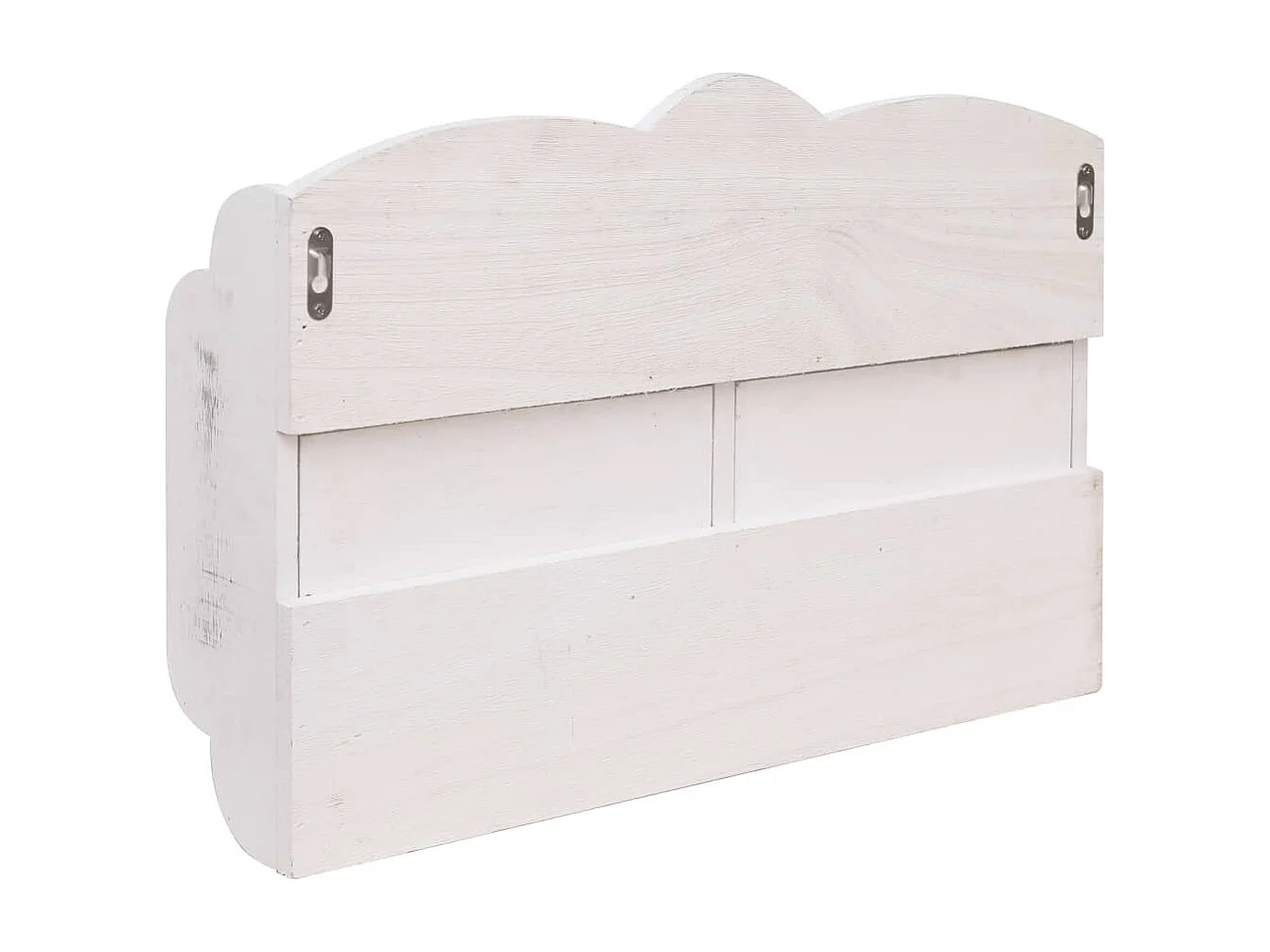 Porte-manteau mural Blanc 50x10x34 cm Bois