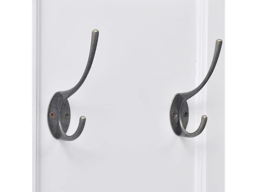 Portemanteaux 2 pcs Blanc