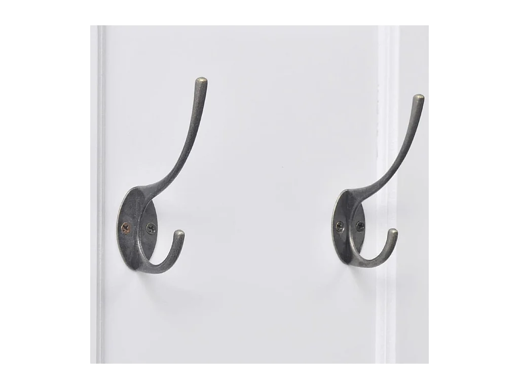 Percheros 2 piezas Blanco