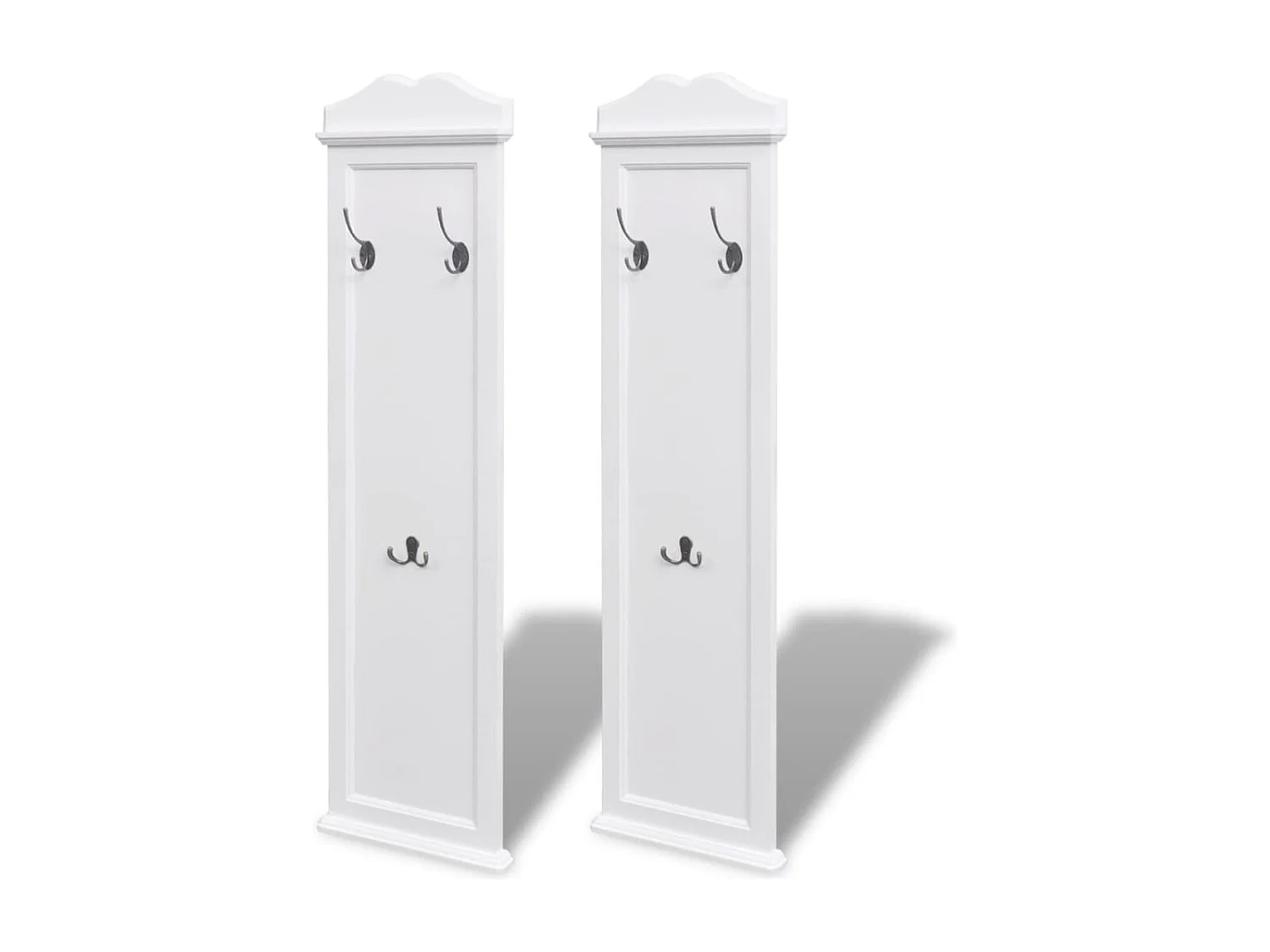 Portemanteaux 2 pcs Blanc