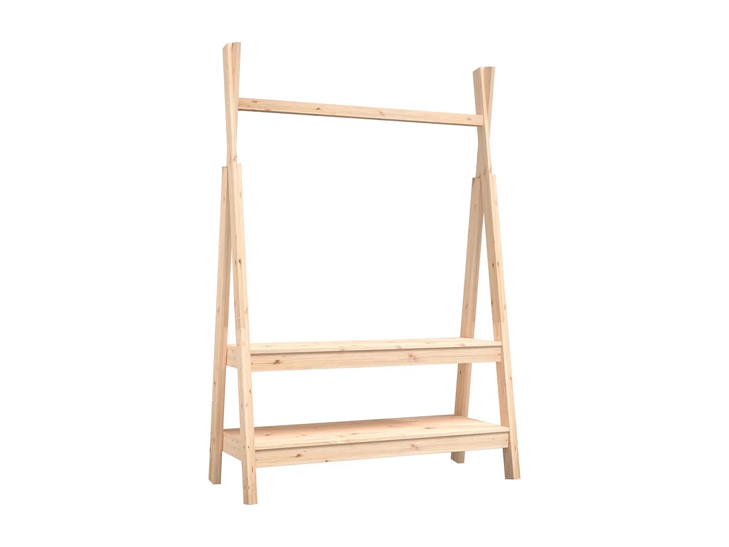 Porte-vêtements 100x45,5x150 cm Bois de pin massif