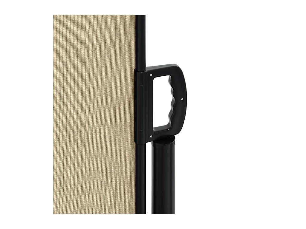 Auvent latéral rétractable beige 140x300 cm