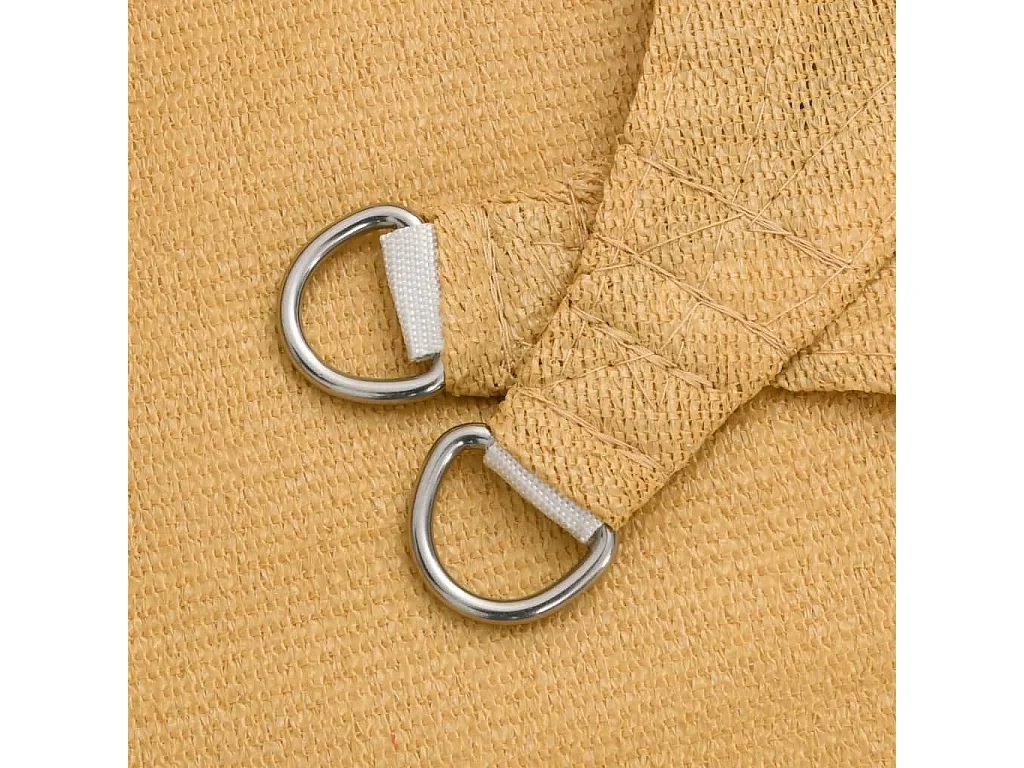 Voile d'ombrage 160 g/m² rectangulaire sable 2,5x4,5m PEHD