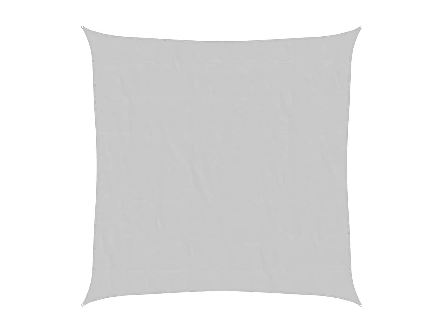 Voile d'ombrage gris clair 5x5 m 100% polyester oxford