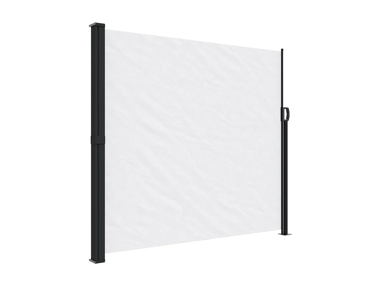 Auvent latéral rétractable blanc 180x300 cm