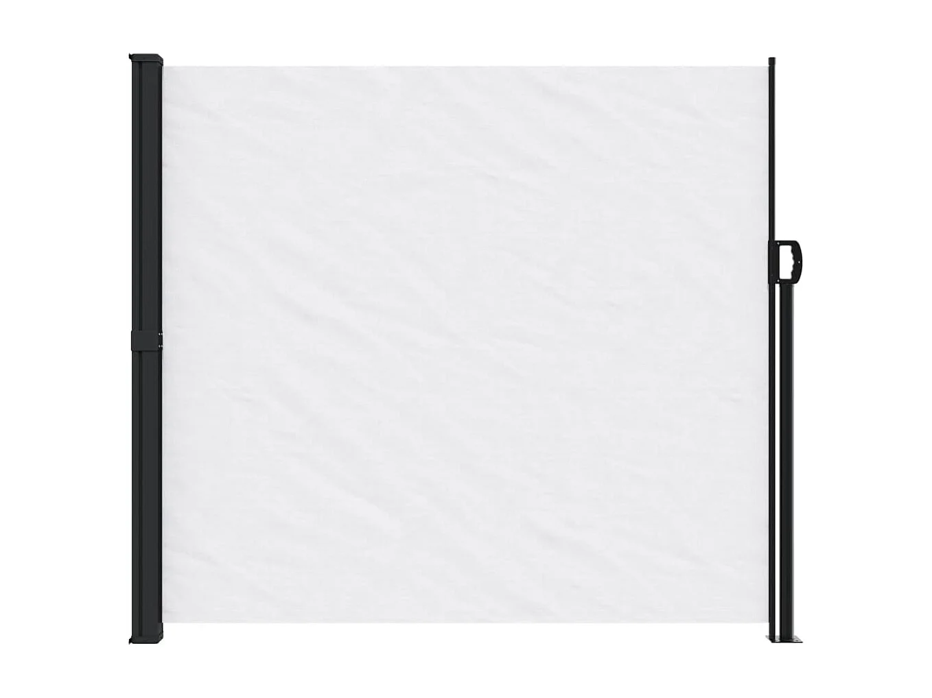 Auvent latéral rétractable blanc 180x300 cm