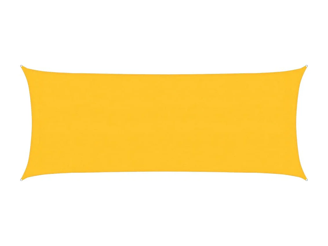 Sonnensegel 160 g/m² Gelb 2x5 m HDPE