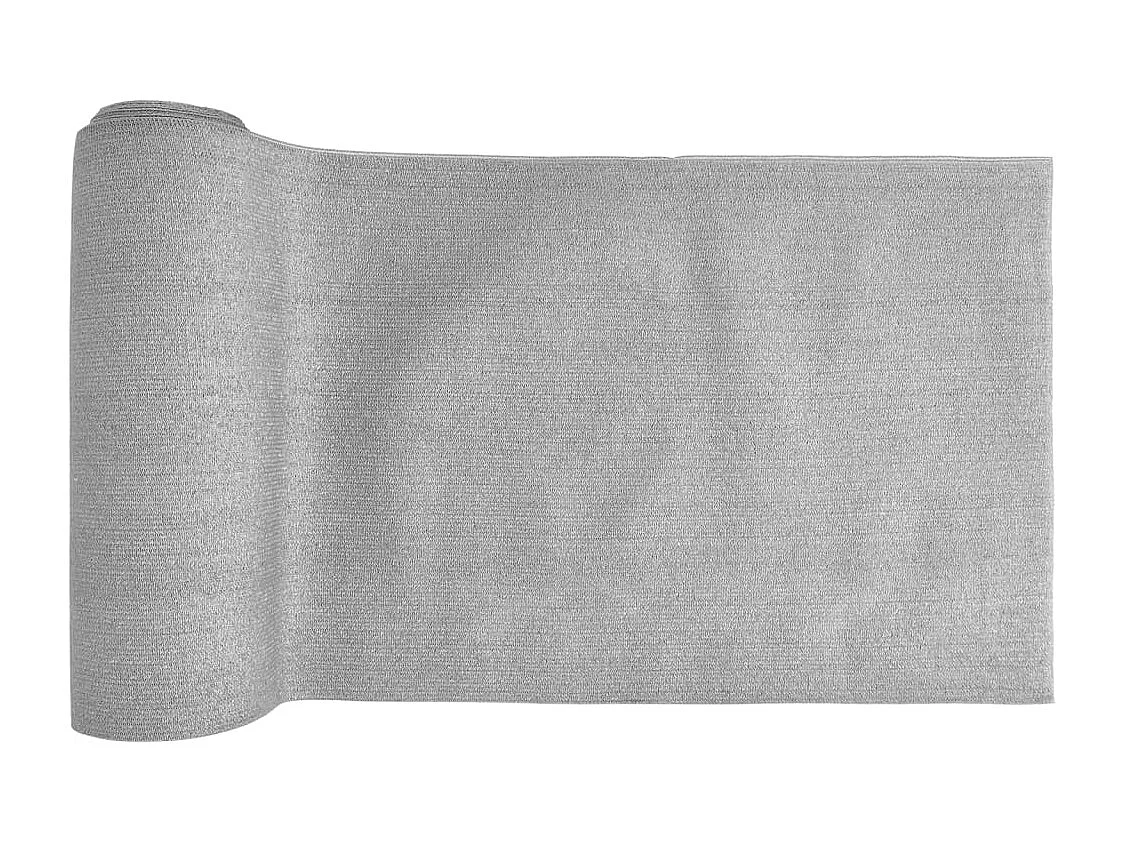 Filet brise-vue gris clair 1,2x50 m PEHD 75 g/m²