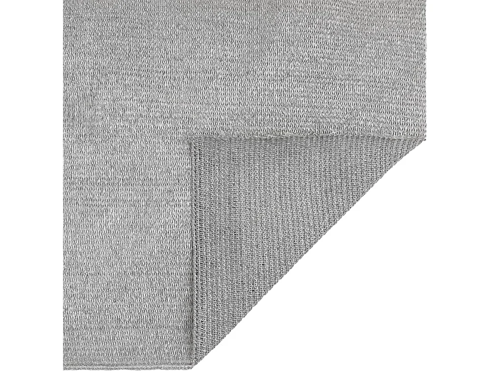 Filet brise-vue gris clair 1,2x50 m PEHD 75 g/m²
