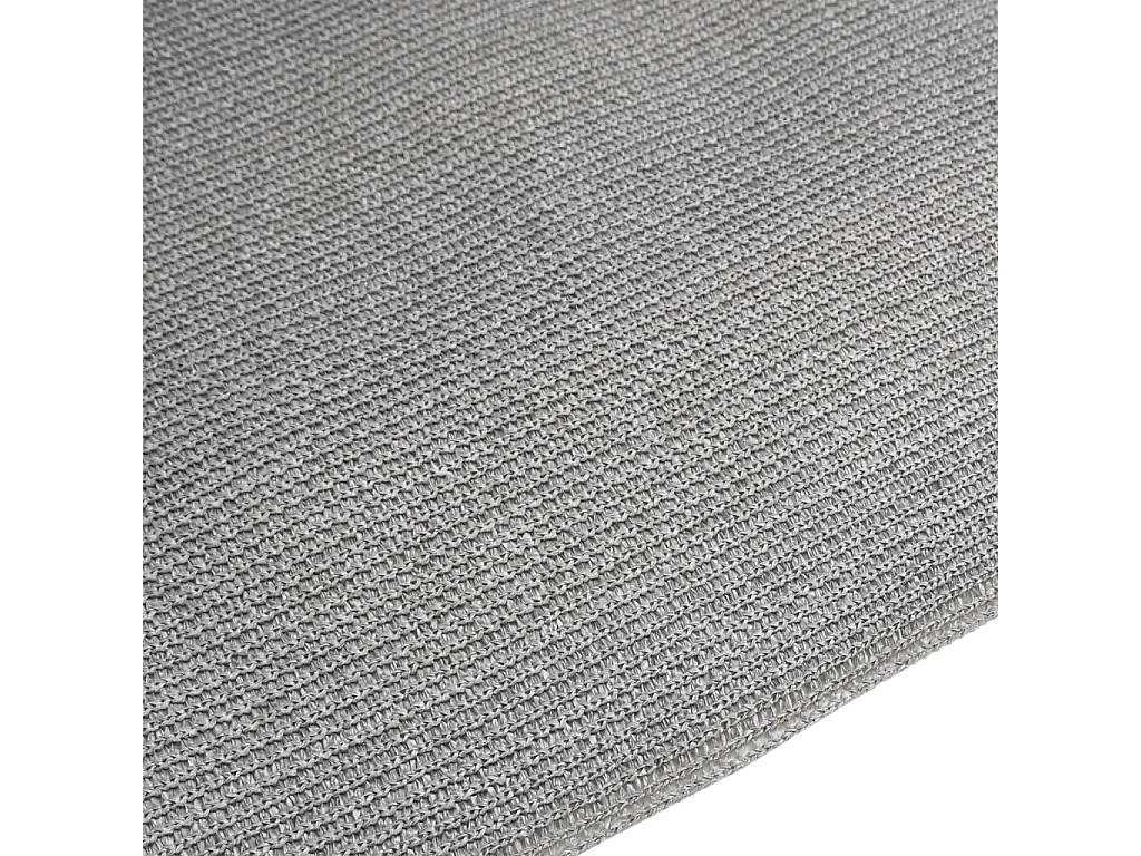 Filet brise-vue gris clair 1,2x50 m PEHD 75 g/m²