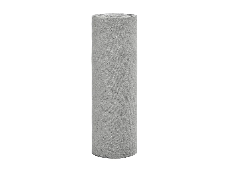 Filet brise-vue gris clair 1,2x50 m PEHD 75 g/m²