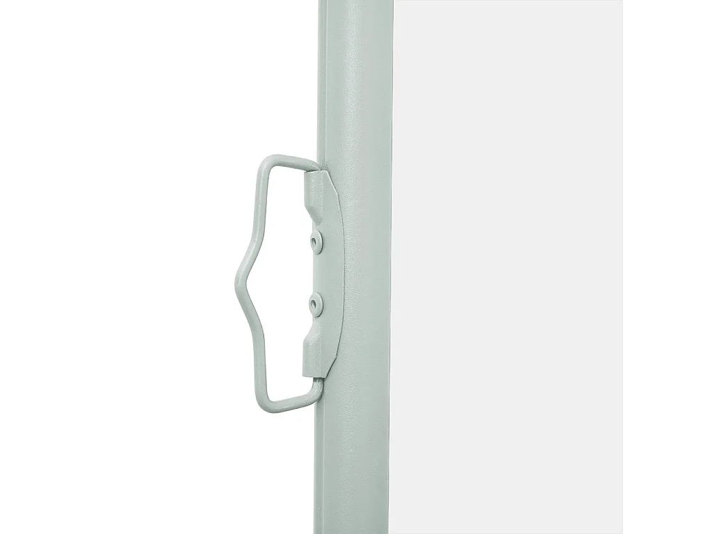 Toldo lateral retrátil para pátio 120x500 cm Creme