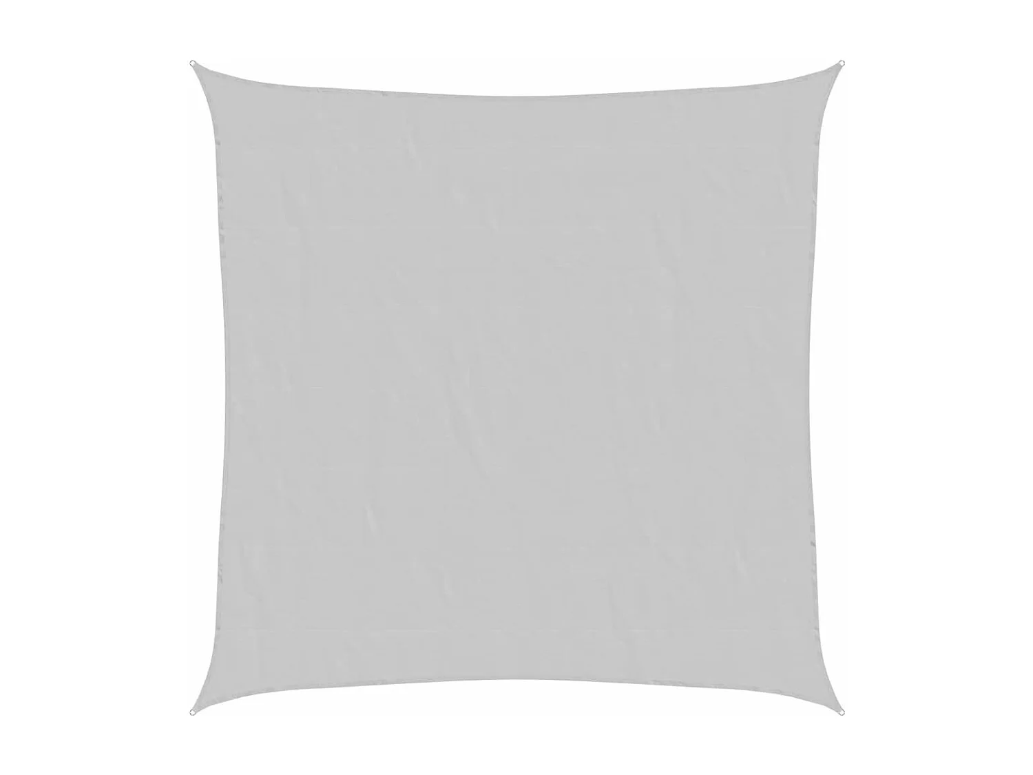 Voile d'ombrage gris clair 4,5x4,5 m 100% polyester oxford