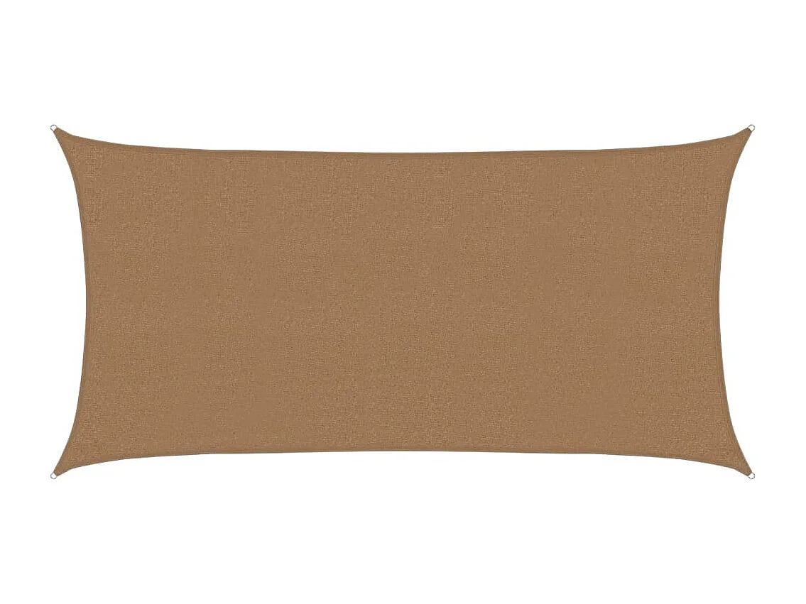 Vela de sombra 160 g/m² Taupe 2,5x5 m HDPE